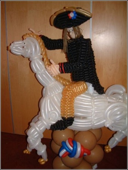 Balloon horse and rider